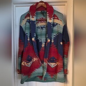 Lauren Ralph Lauren Multicolor Patterned Cardigan